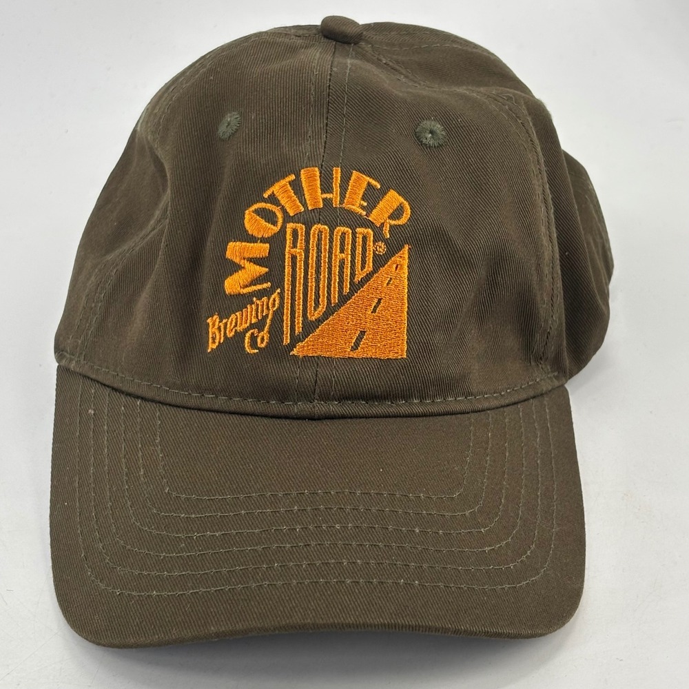 Mother Road Brewing Co Hat Mens OSFM Brown Flagstaff Arizona Strapback Brewery
